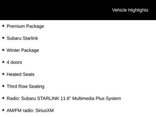 2023 Subaru Ascent Premium 7-Passenger