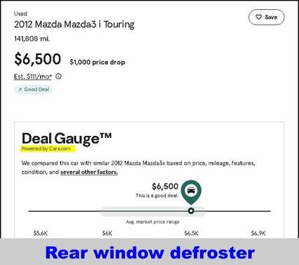 2012 Mazda Mazda3 i Touring