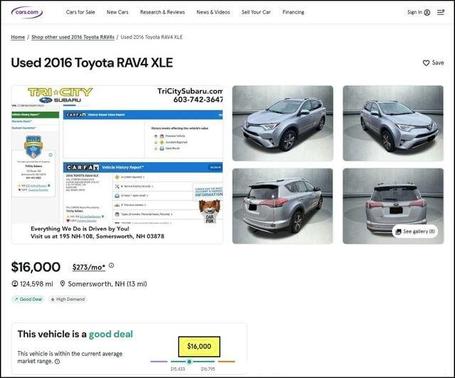 2016 Toyota RAV4 XLE