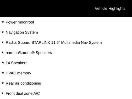 2023 Subaru Ascent Onyx Edition Limited