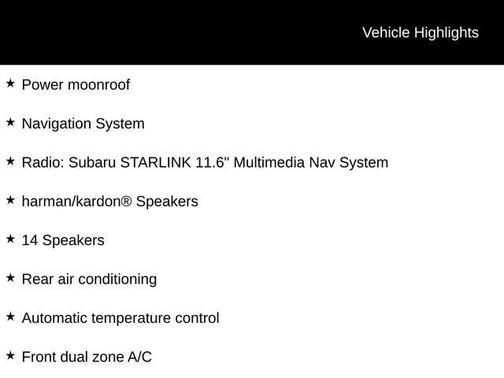 2023 Subaru Ascent Onyx Edition Limited