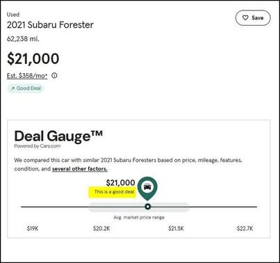 2021 Subaru Forester 