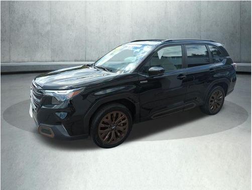 Crystal Black Silica 2025 Subaru Forester Hybrid Sport