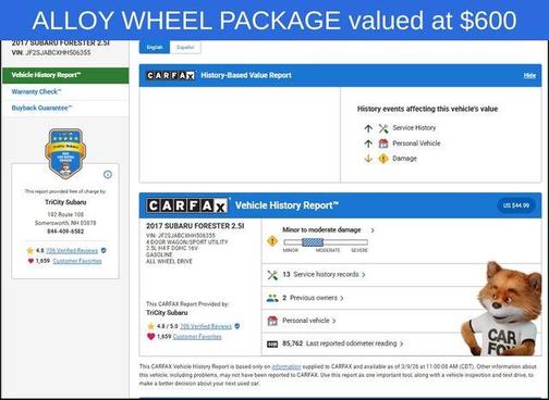 2017 Subaru Forester 2.5i