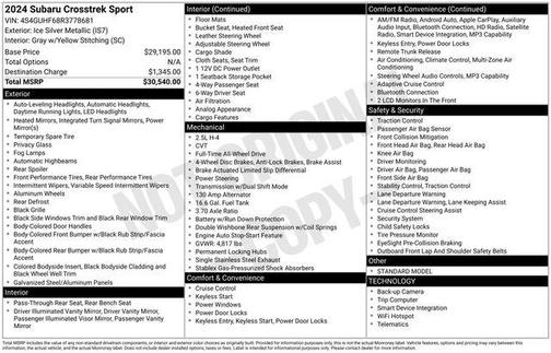 2024 Subaru Crosstrek Sport