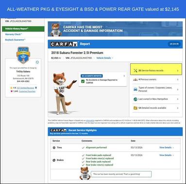 2018 Subaru Forester 2.5i Premium