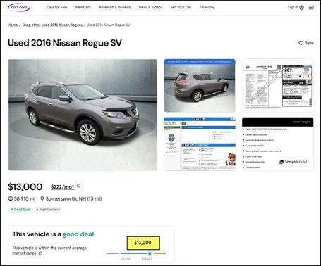 2016 Nissan Rogue SV