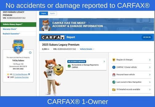 Crystal Black Silica 2025 Subaru Legacy Premium