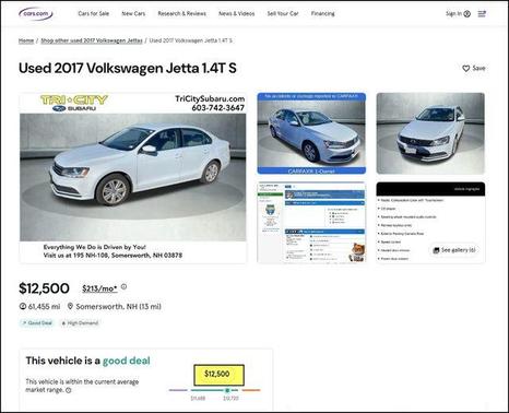 2017 Volkswagen Jetta 1.4T S