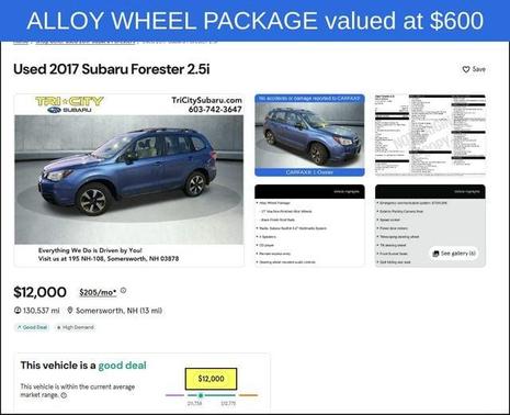 2017 Subaru Forester 2.5i