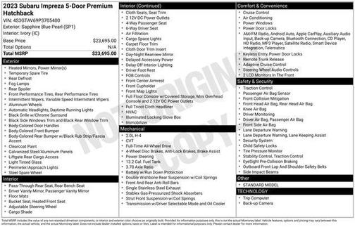 2023 Subaru Impreza Premium