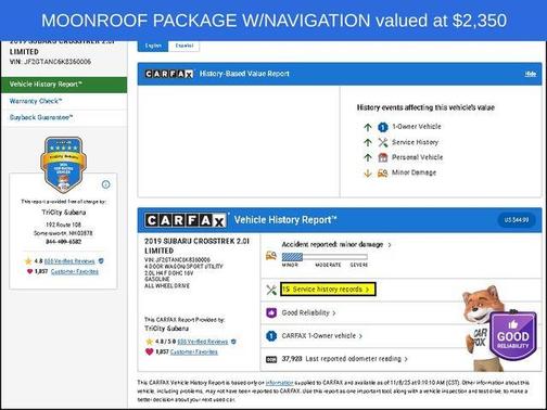 2019 Subaru Crosstrek 2.0i Limited