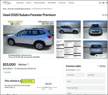 2020 Subaru Forester Premium