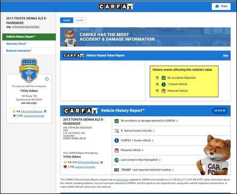 2013 Toyota Sienna XLE