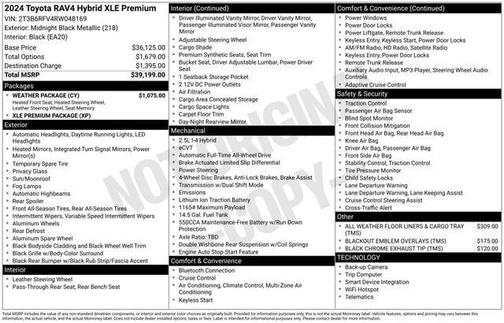 2024 Toyota RAV4 Hybrid XLE Premium