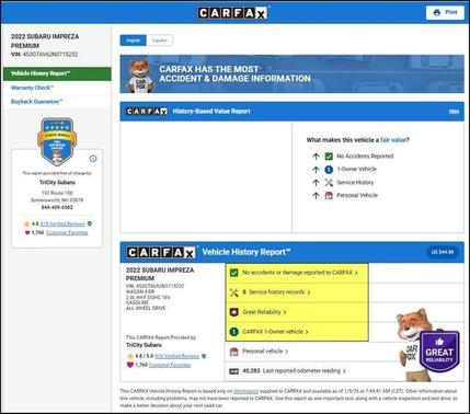 2022 Subaru Impreza Premium