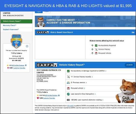 2017 Subaru Outback 2.5i Limited