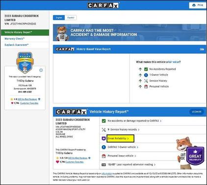 2023 Subaru Crosstrek Limited