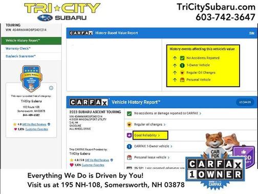 2023 Subaru Ascent Touring 7-Passenger