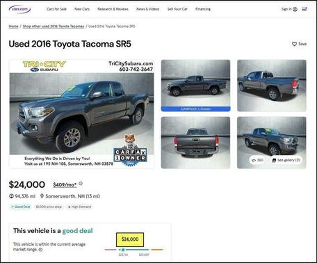 2016 Toyota Tacoma SR5