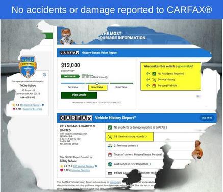 2017 Subaru Legacy 2.5i Limited