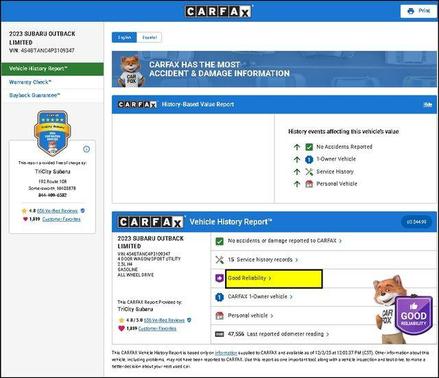 2023 Subaru Outback 2.5i Limited