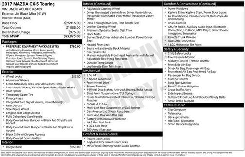 2017 Mazda CX-5 Touring