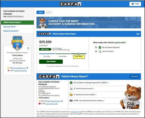 2025 Subaru Outback Premium