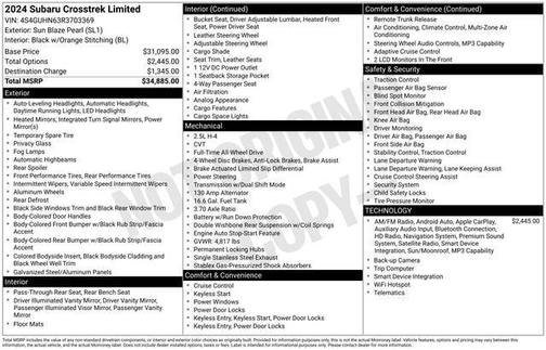2024 Subaru Crosstrek Limited