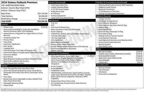 2024 Subaru Outback Premium