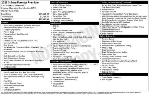2023 Subaru Forester 2.5i Premium