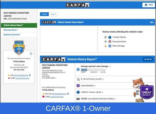 2023 Subaru Crosstrek Limited