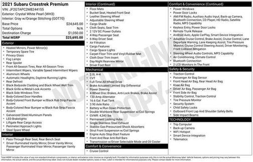 2021 Subaru Crosstrek Premium