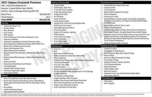 2021 Subaru Crosstrek Premium