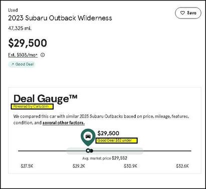 2023 Subaru Outback Wilderness