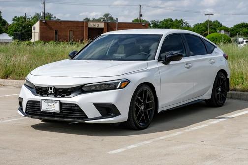 Platinum White Pearl 2024 Honda Civic Sport
