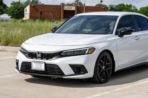 Platinum White Pearl 2024 Honda Civic Sport