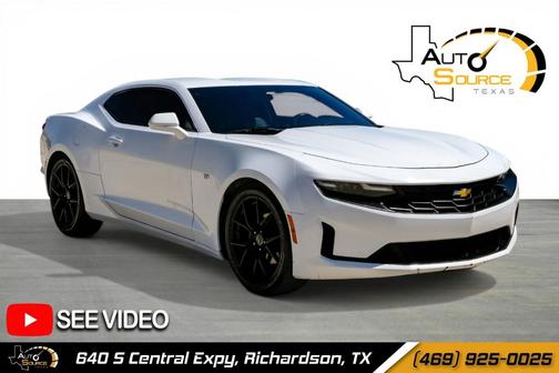 Summit White 2019 Chevrolet Camaro 1LT