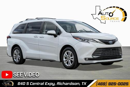 2022 Toyota Sienna Platinum 7 Passenger