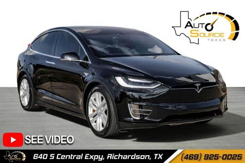 Obsidian Black Metallic 2016 Tesla Model X 70D