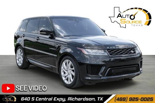 Santorini Black 2019 Land Rover Range Rover Sport Supercharged Dynamic
