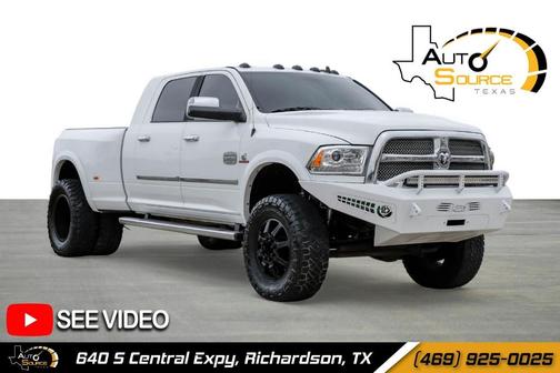 Bright White Clearcoat 2015 RAM 3500 Longhorn