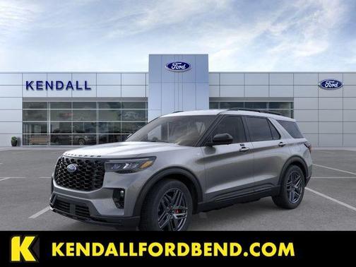Gray Metallic 2026 Ford Explorer ST-Line