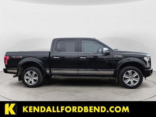 Shadow Black 2016 Ford F-150 Platinum