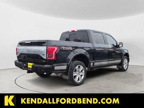 Shadow Black 2016 Ford F-150 Platinum
