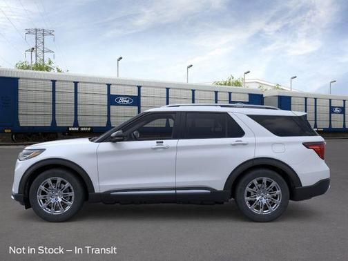 White 2026 Ford Explorer Platinum