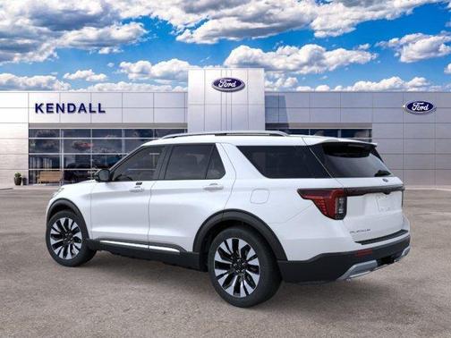 White Metallic 2026 Ford Explorer Platinum