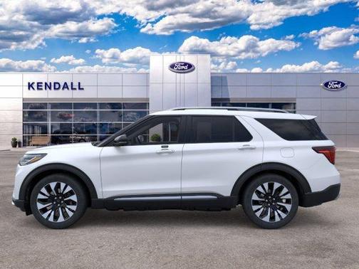 White Metallic 2026 Ford Explorer Platinum