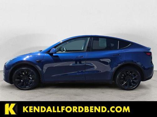 Deep Blue Metallic 2022 Tesla Model Y Long Range