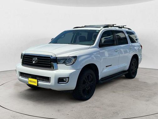 Super White 2019 Toyota Sequoia TRD Sport